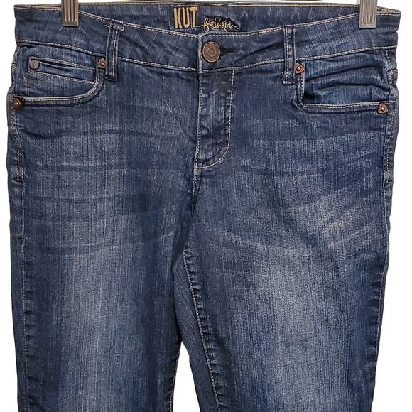 Kut From the Kloth Tapered Leg Denim Jeans Size 4 - Picture 2 of 8